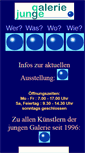 Mobile Screenshot of jungegalerie.de